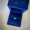 18K 白金时尚方形祖母绿戒指, 圖像 6