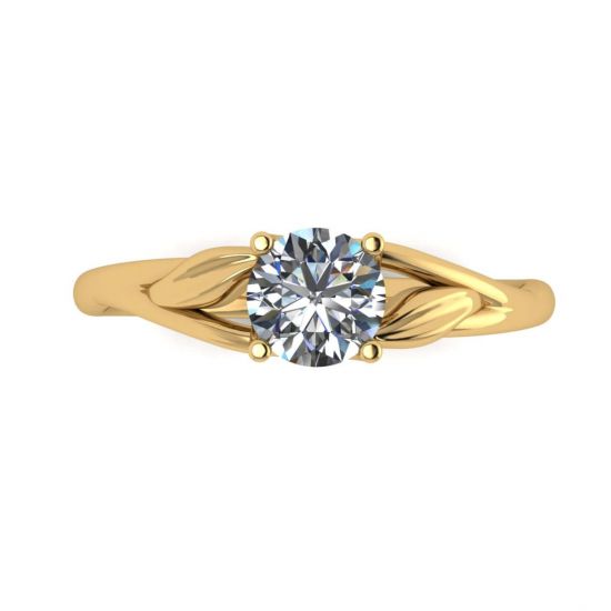 自然灵感钻石订婚戒指, 放大圖像 1