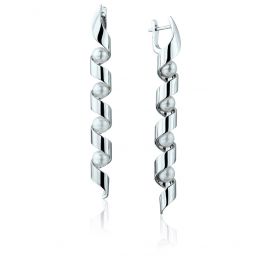 海珍珠长耳环 - Ruban 系列